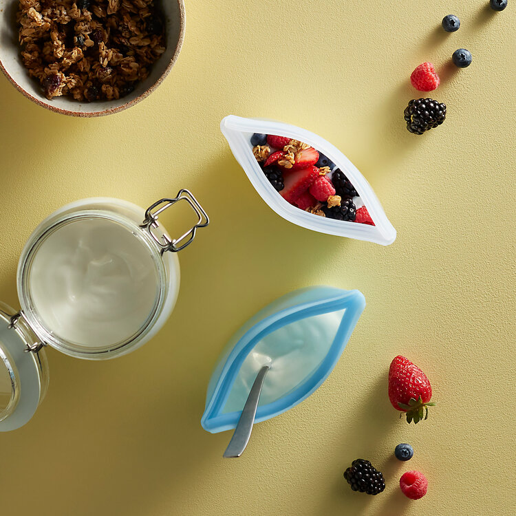 Stasher 1 cup Blue Storage Bag