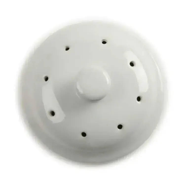 White Ceramic Compost Pail