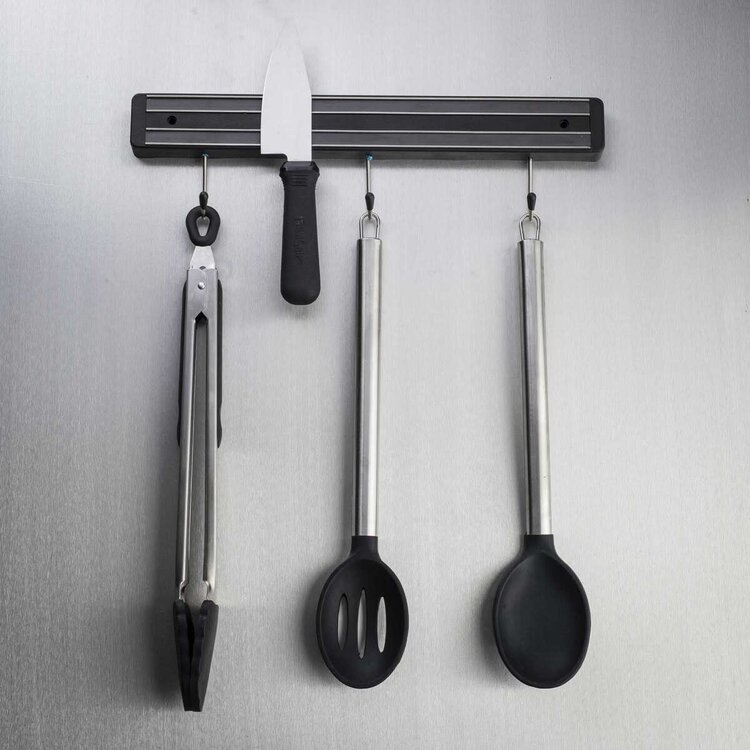 Silicone Slotted Spoon with Stainless Handle
