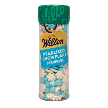 Wilton 3.9oz Pearlized Snowflake Mix