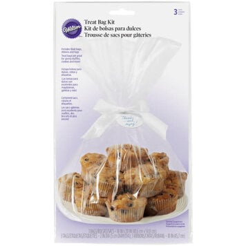 Wilton 20x16" Cookie Tray Cello Bags, set of 3