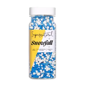 Supernatural 3oz Snowfall Mix Dye-Free Sprinkles