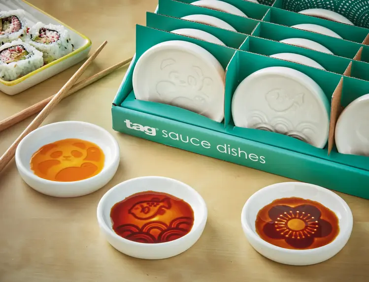 White Ceramic Sauce Dish