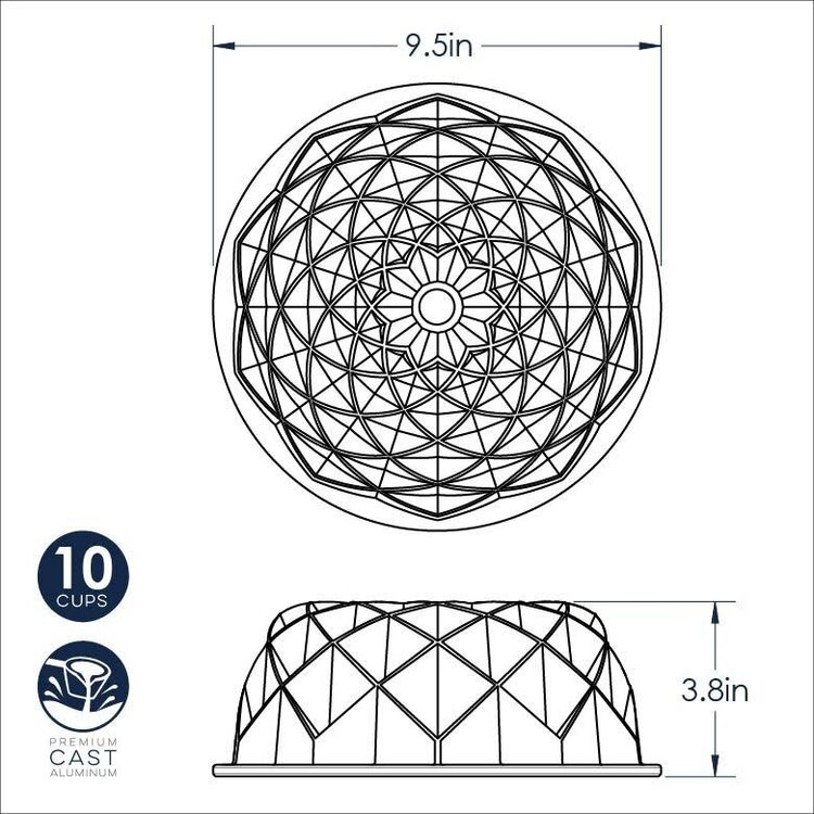 Nordic Ware Nordic Ware Jubilee Bundt Pan