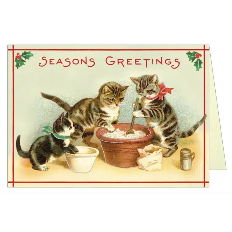 Christmas Cats Greeting Card