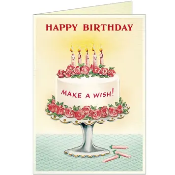 Birthday Cake Greeting Card