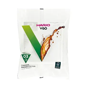 Hario Hario #3 White Filters, 100 count