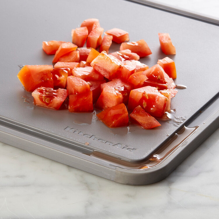 Kitchenaid 11x14" Grey Poly Cutting Board