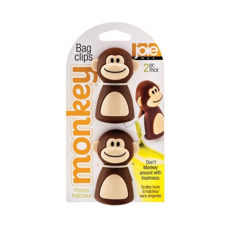Monkey Bag Clips, set of 2