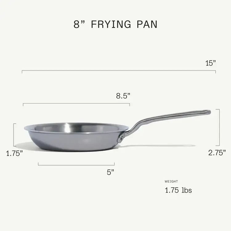 Made In Made In 8" 5-ply Stainless Steel Frying Pan