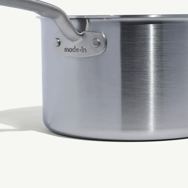 Made In 4 quart 5-ply Stainless Steel Sauce Pan