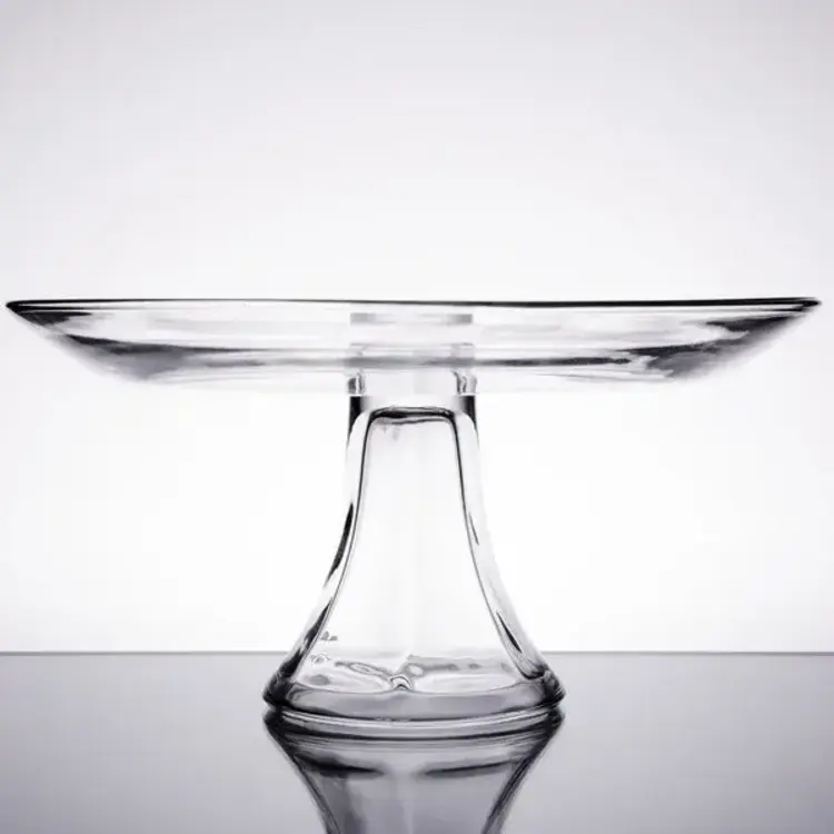 10" Glass Cake Stand
