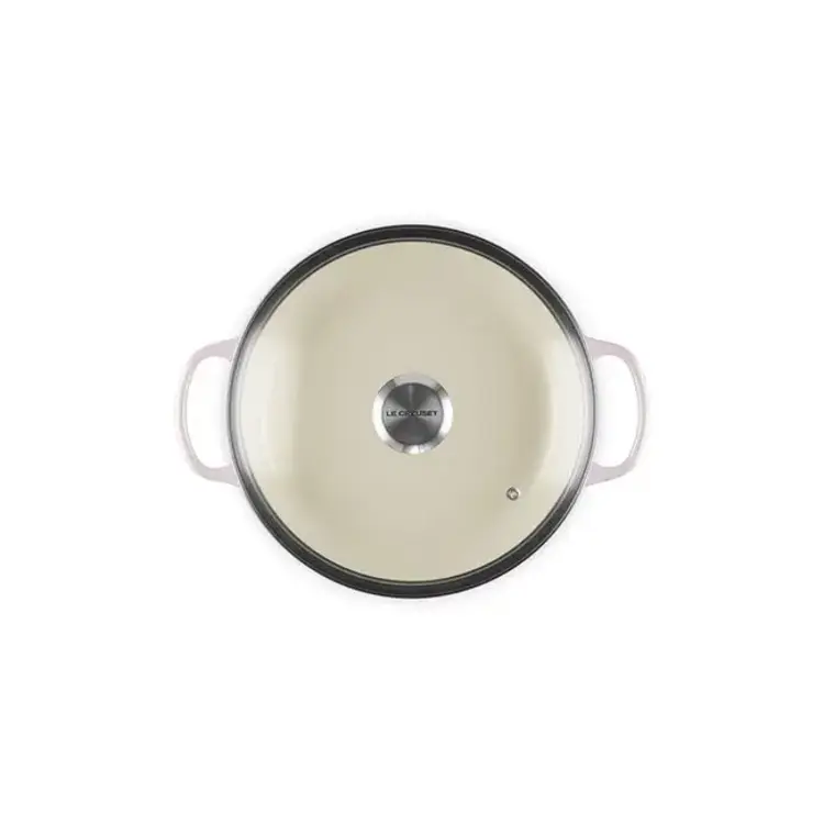 Le Creuset 2.5 quart Le Creuset Shallot Braiser & Glass Lid