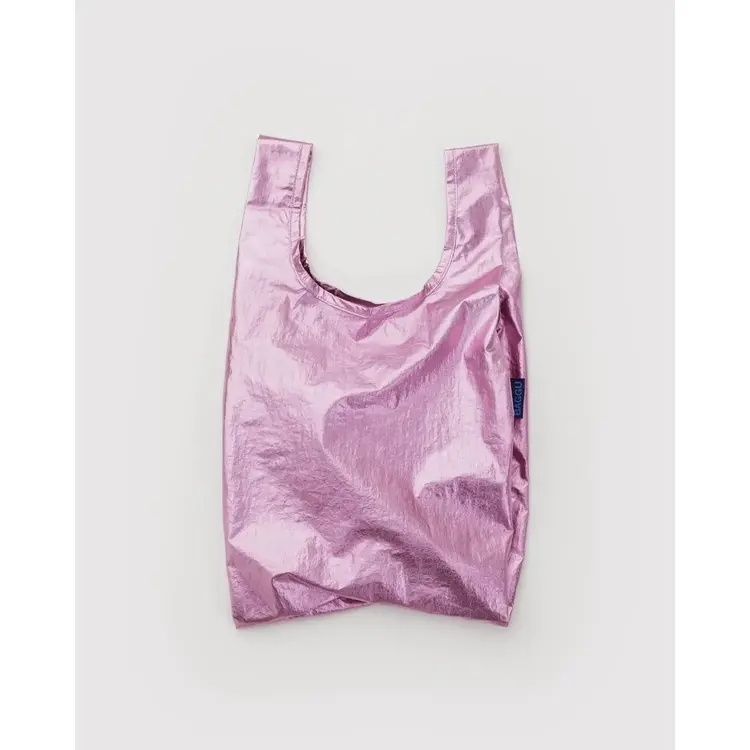 Baggu Metallic Blush Baby Baggu Small Reusable Tote Bag