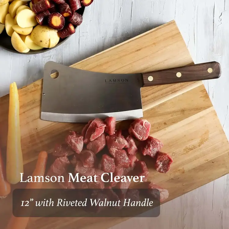 Cleaver with Wood Handle