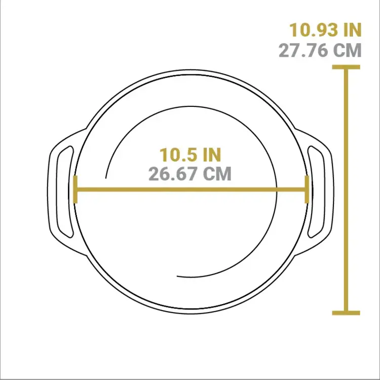 Lodge Lodge 6 quart Round Oyster White Dutch Oven