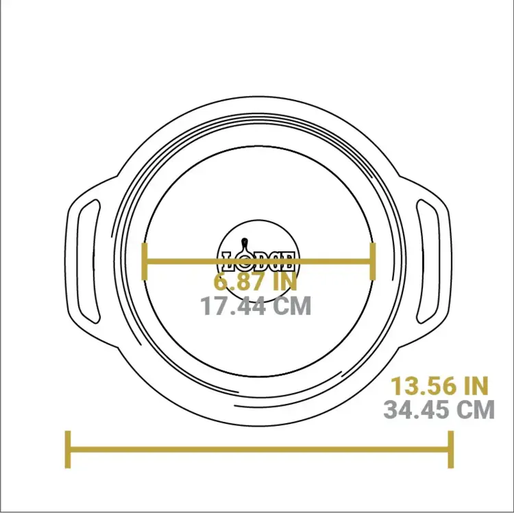 Lodge Lodge 6 quart Round Oyster White Dutch Oven
