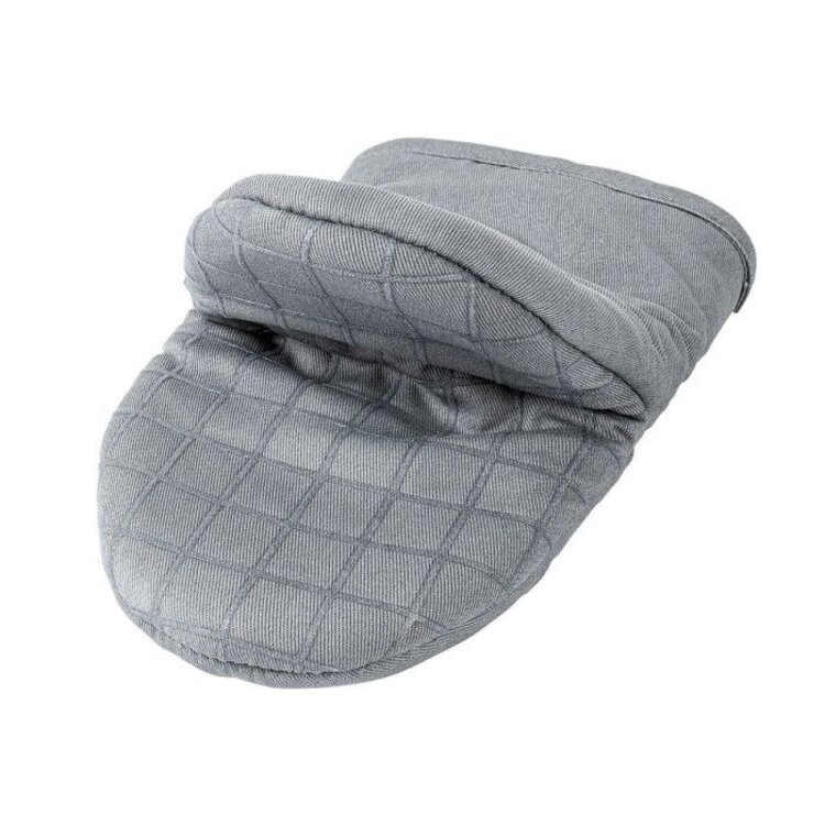 Grey Silicone Mini Oven Mitt