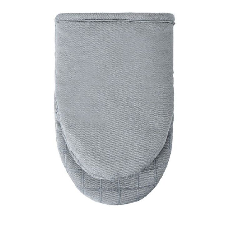 Grey Silicone Mini Oven Mitt