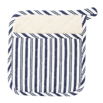 Blue Striped Potholder