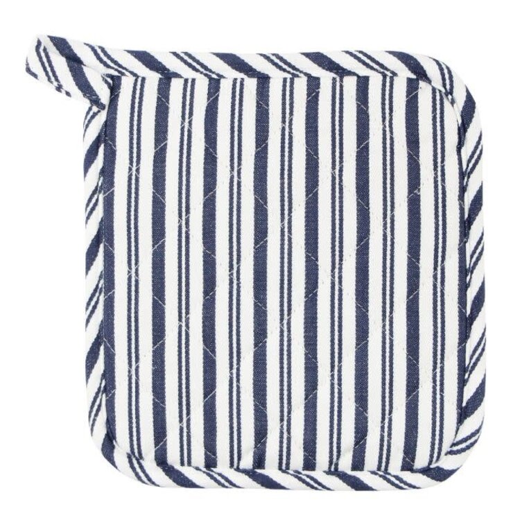 Blue Striped Potholder