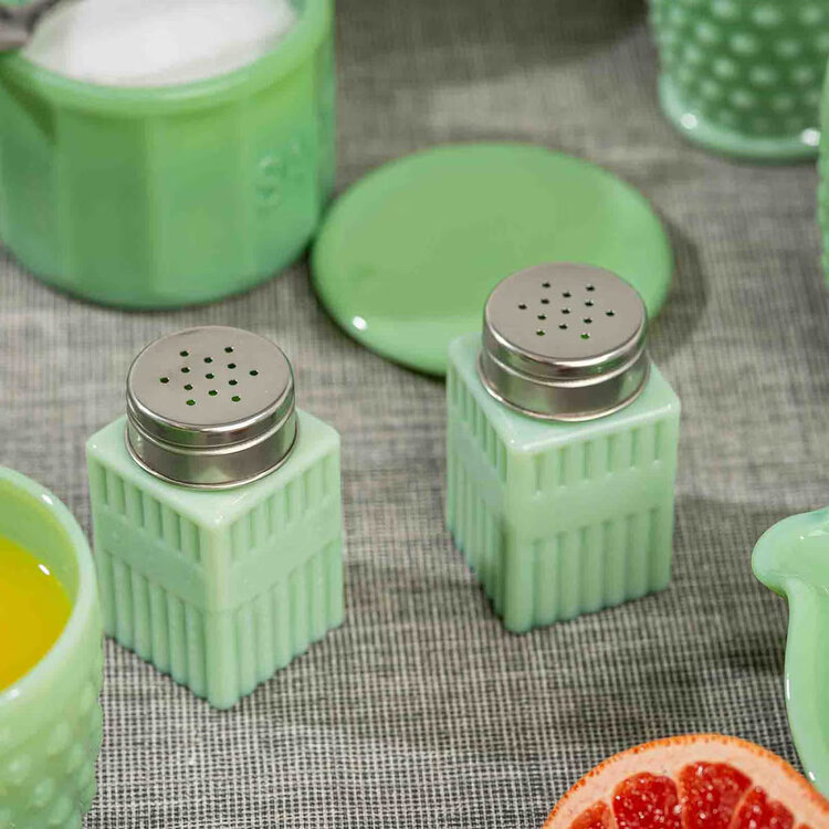 Jadeite Salt & Pepper Shaker