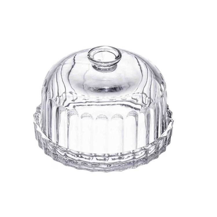 Glass Dessert Dish & Lid