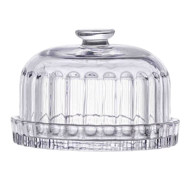 Glass Dessert Dish & Lid