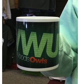 Nordic 11 oz. White WWU Sublimated Mug