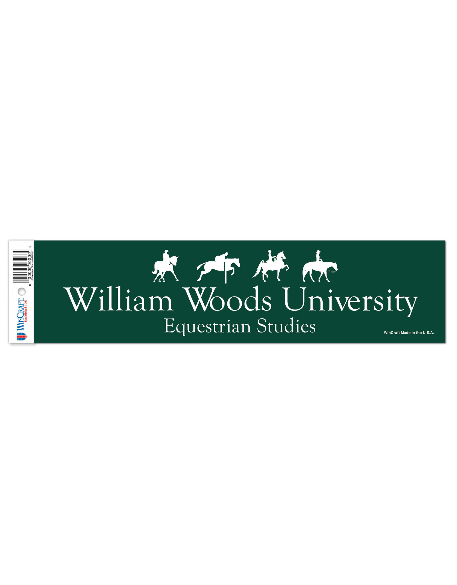 Decal Equestrian All Green with Horse and Rider