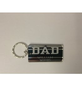 2018 Dad Key Ring, Acrylic Stripe