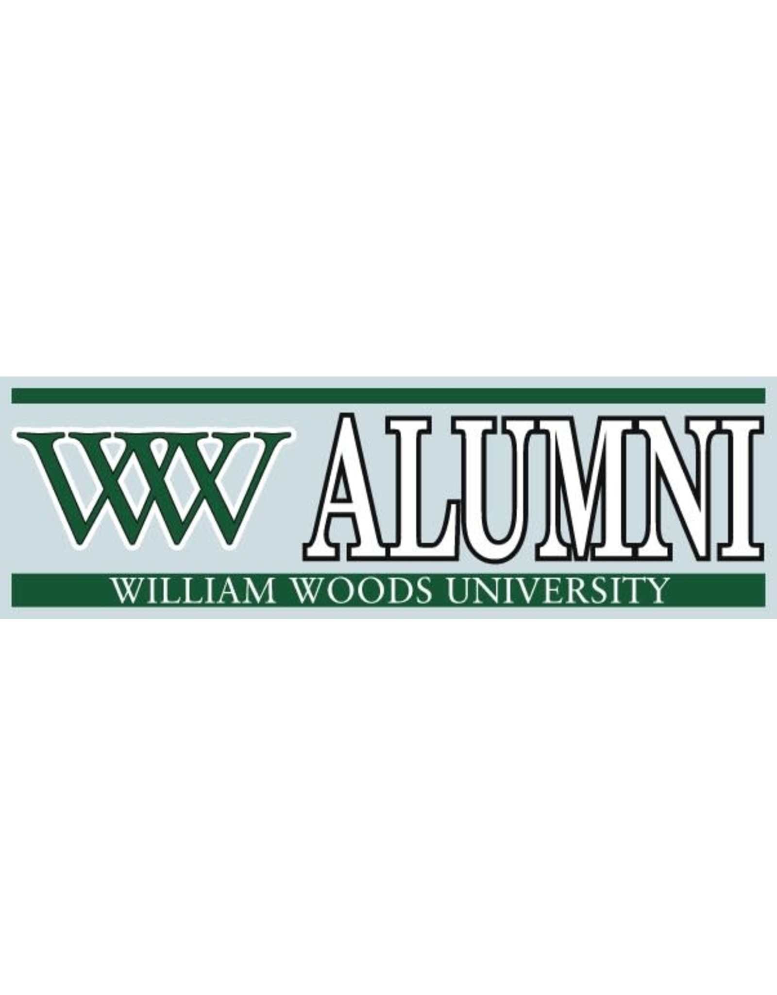 Decal WWU Angelus Pacific Co. ALUMNI - William Woods University Logo Store