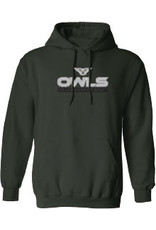 College House WWU Owls forest green hoodie