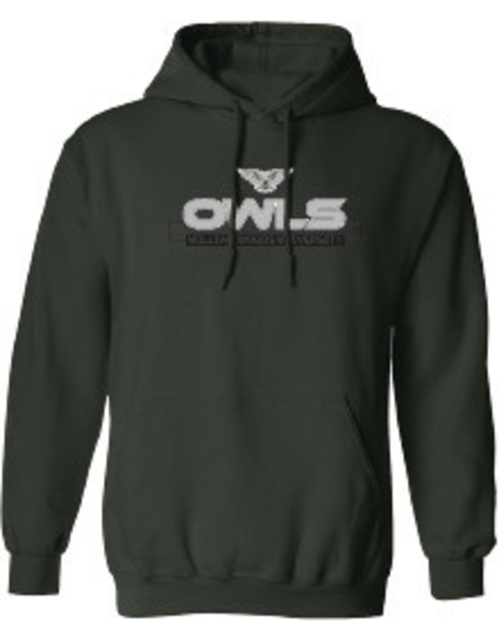 College House WWU Owls forest green hoodie