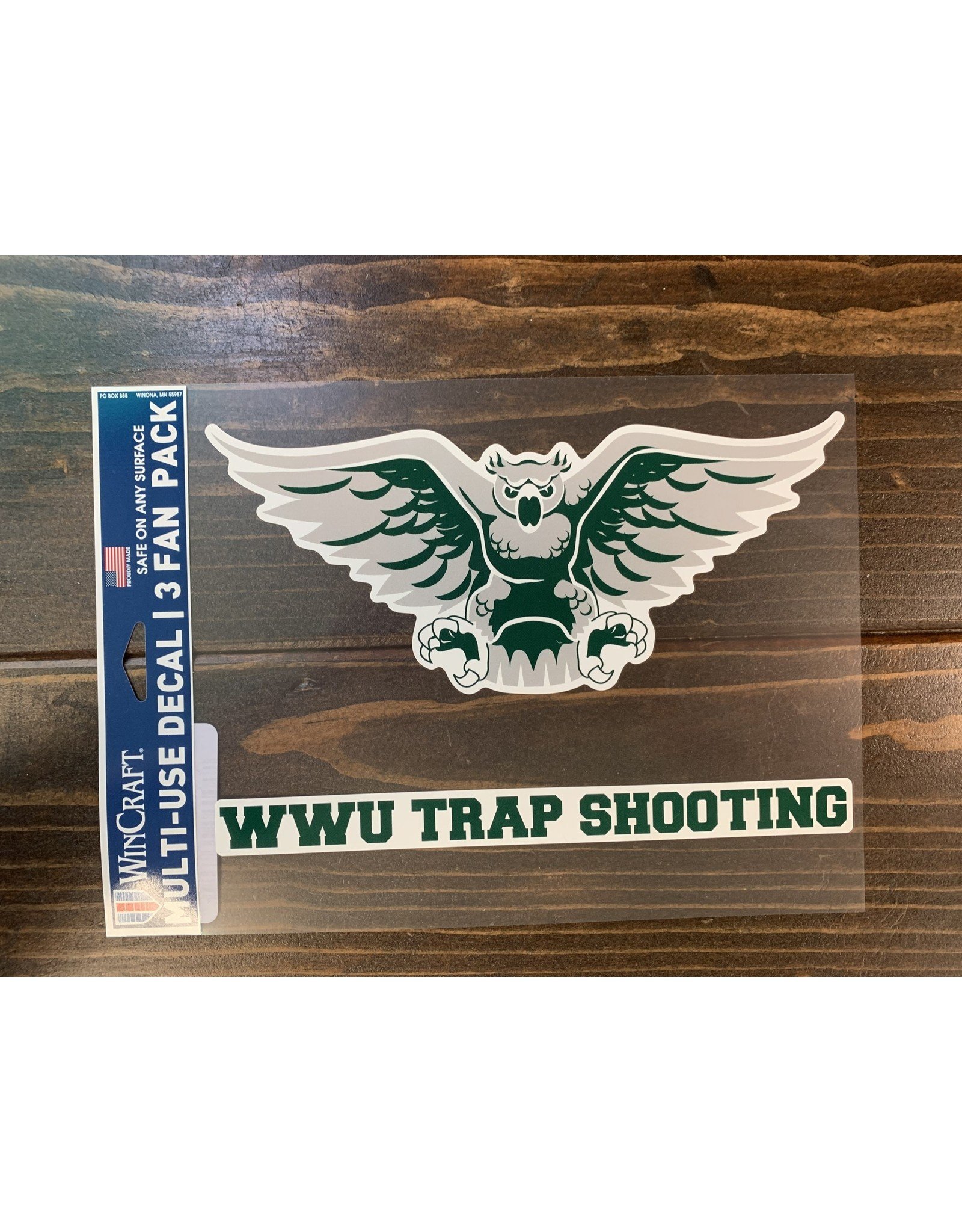 Wincraft WWU Trap Shooting Decal