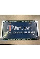 William Woods University license plate frame (split)