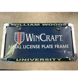 William Woods University license plate frame (split)