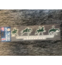 WWU Equestrian decal