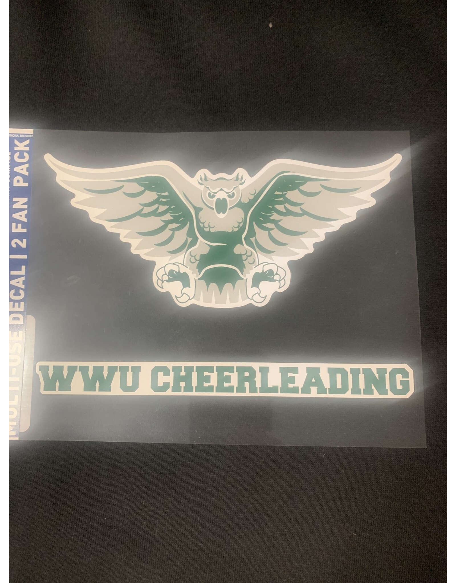 WWU Cheerleading Decal