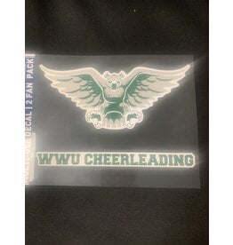 2023 WIncraft WWU Cheerleading Decal