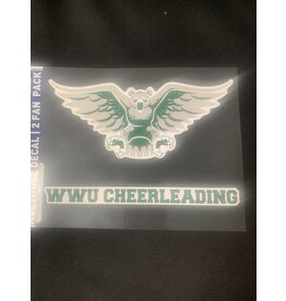WWU Cheerleading Decal