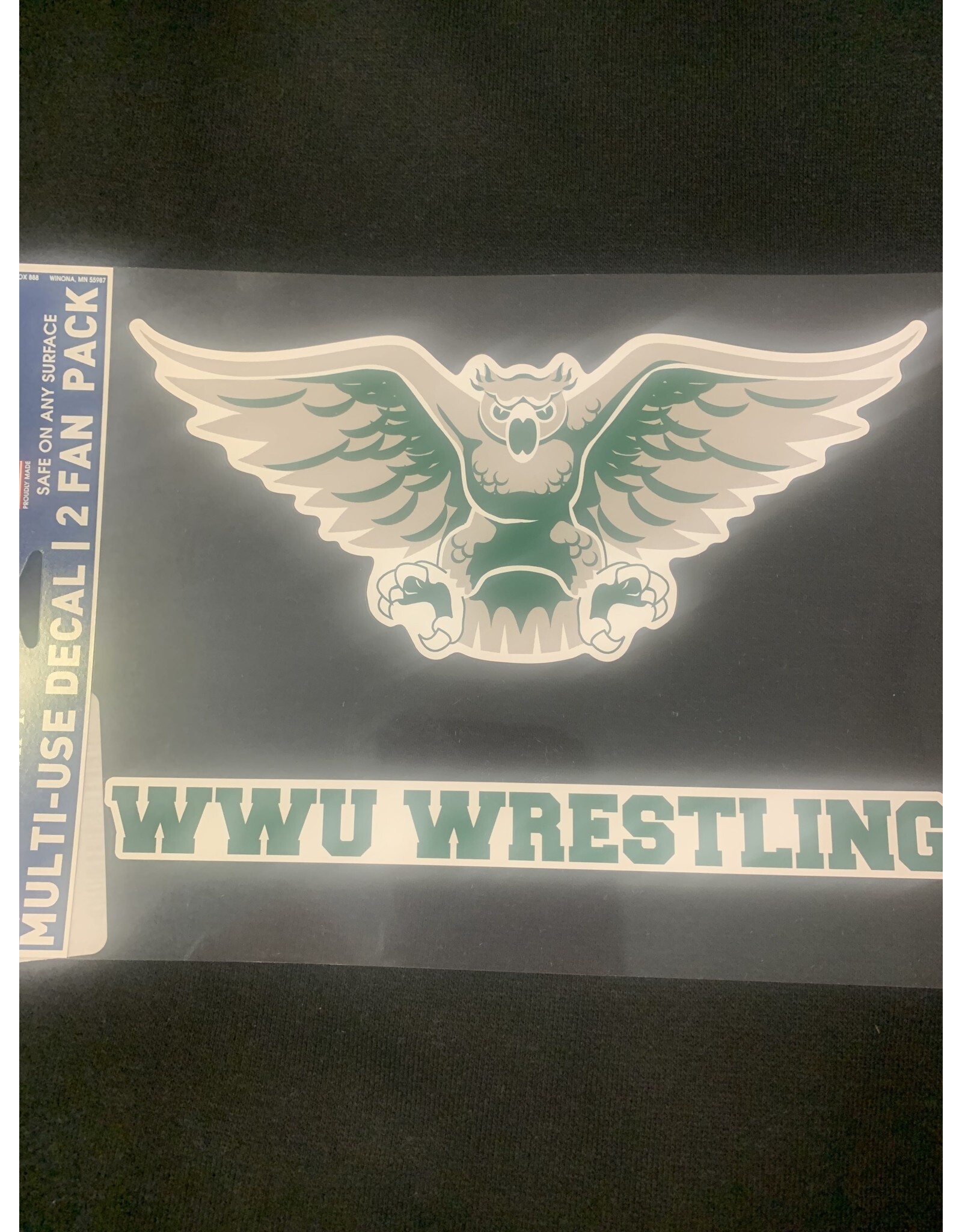 WWU Wrestling Decal