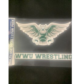WWU Wrestling Decal