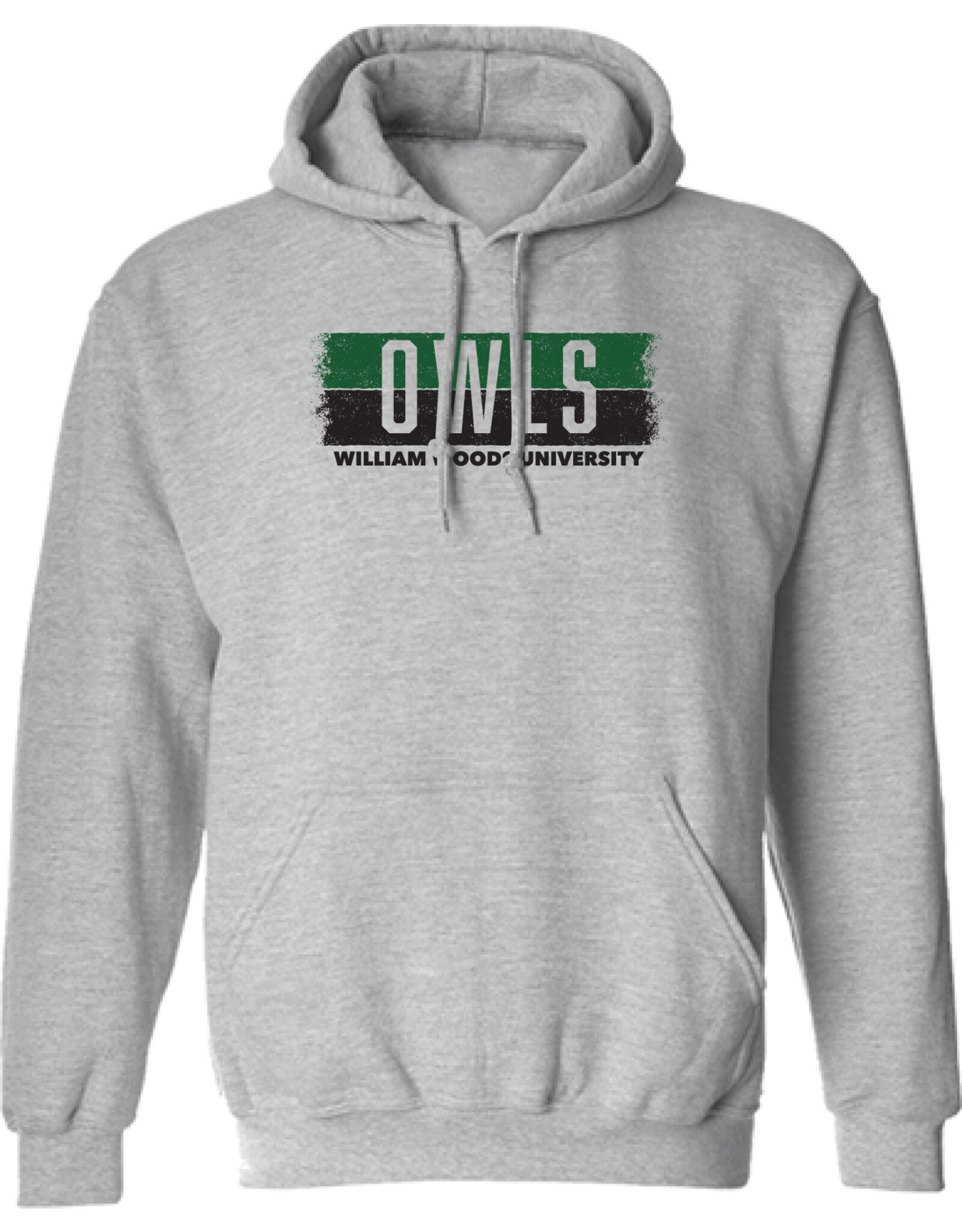 2023 College House Owls WWU gray hoodie
