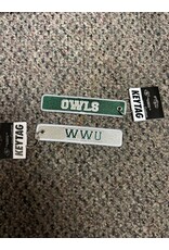 2024 WWU Owls key strap dbl. sided