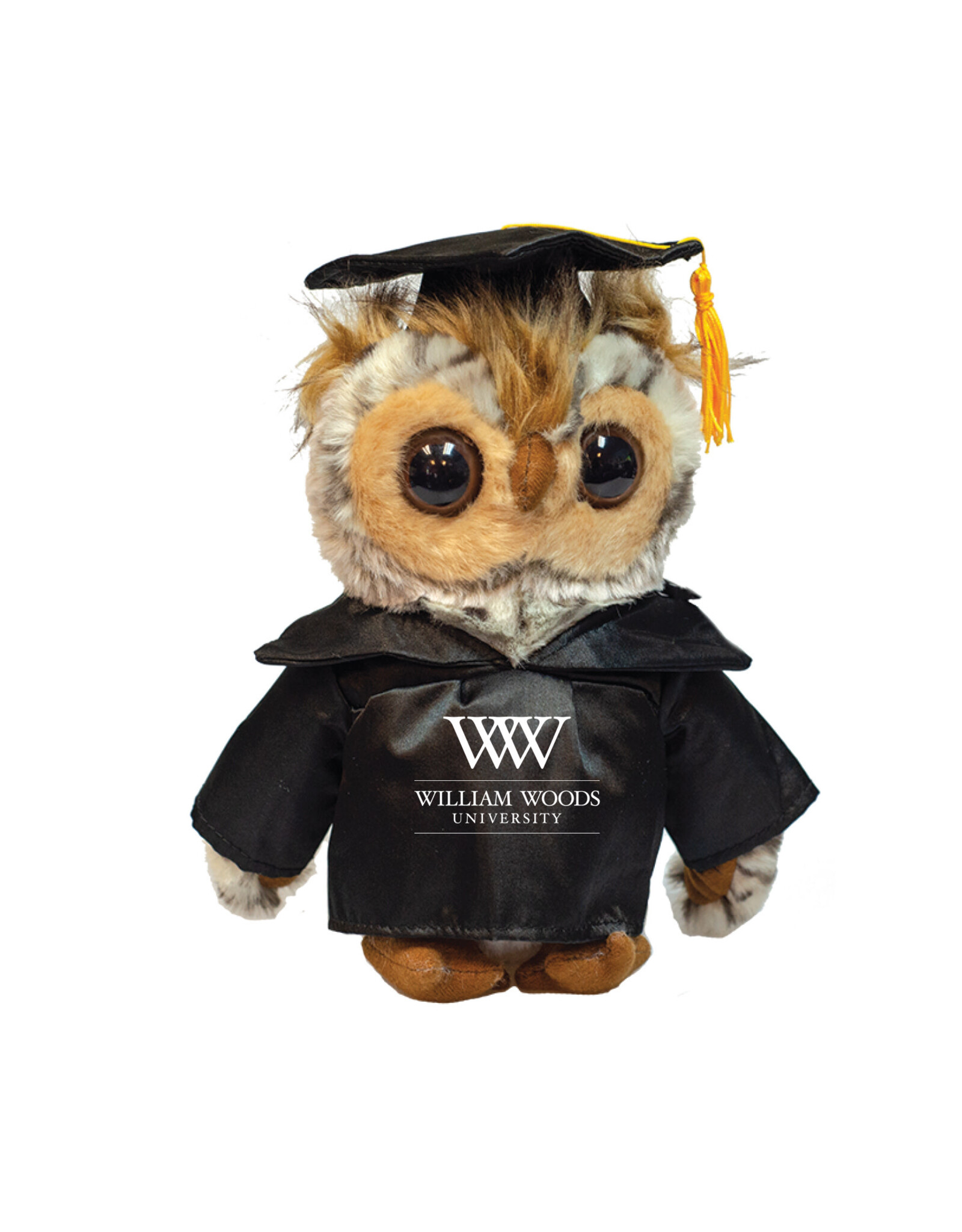 2024 WWU  Owl with Cap & Gown