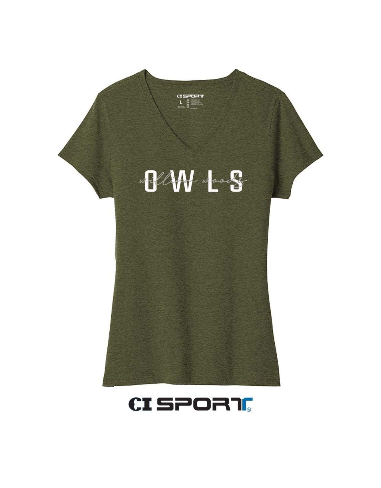 2024 CI Sport William Woods Owls v-neck t-shirt