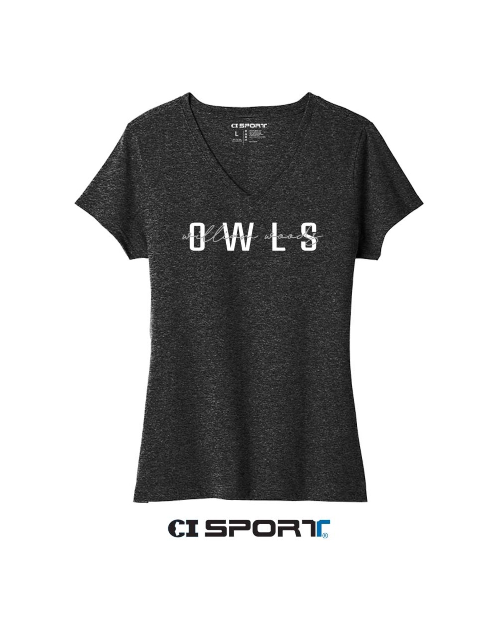 2024 CI Sport William Woods Owls v-neck t-shirt