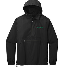 2024 College House WWU lightweight 1/2 zip hooded wind breaker
