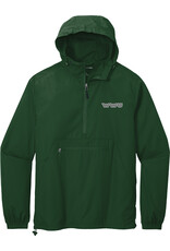 2024 College House WWU lightweight 1/2 zip hooded wind
